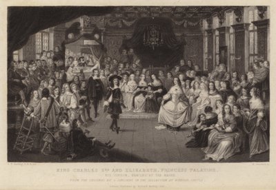 Re Carlo II ed Elisabetta, Principessa Palatina da Gheerart Janssen