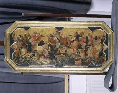 Scena di battaglia con cavalieri orientali da Gherardo Starnina