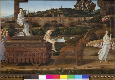 Trionfo della castità da Gherardo di Giovanni