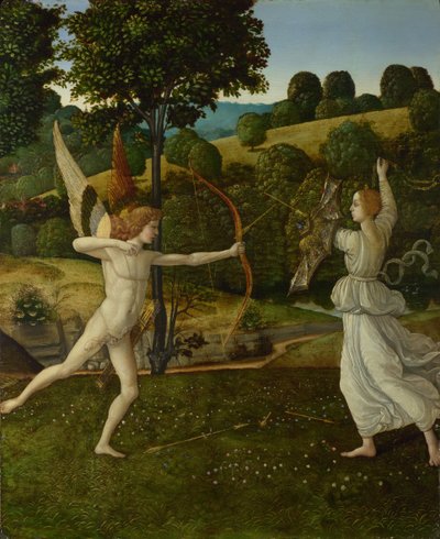 Il combattimento tra Amore e Castità, tra il 1475 e il 1500 da Gherardo di Giovanni del Fora