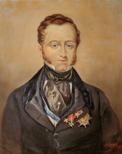 Ritratto di Jose Maria Queipo del Llano Ruiz de Saravia (1768-1843) Conte di Toreno da Ghersi (after)