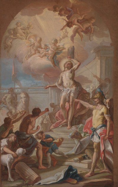 Il Martirio di San Sebastiano, c.1780 da Giacinto (attr. to) Diana