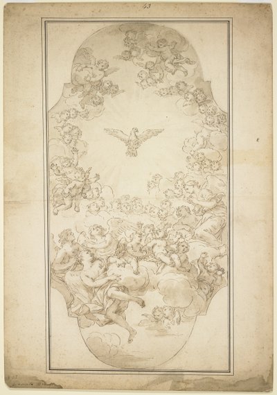 Lo Spirito Santo, 1680s da Giacinto Brandi