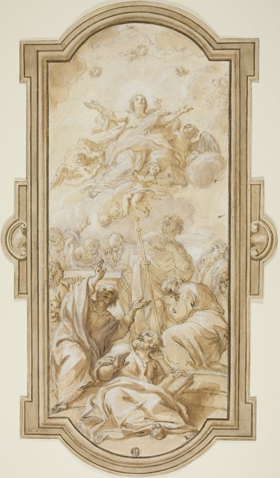 Assunzione della Vergine da Giacinto Calandrucci