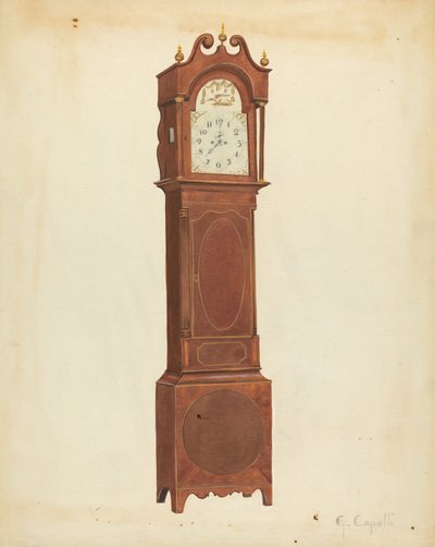 Orologio a pendolo da Giacinto Capelli