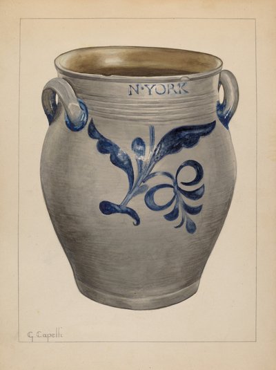Vaso, c. 1937 da Giacinto Capelli