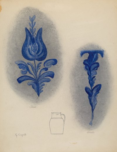Brocca, probabilmente 1937-1938 da Giacinto Capelli