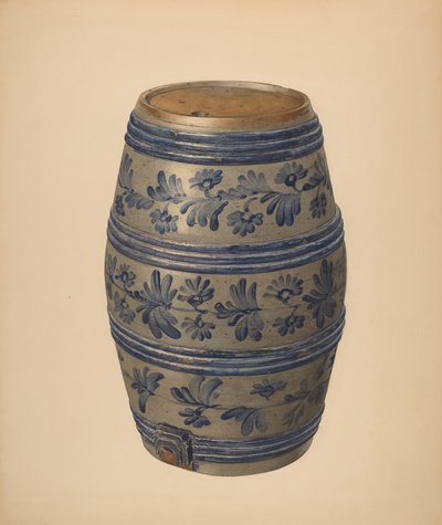 Botte per acqua o vino, c. 1940 da Giacinto Capelli