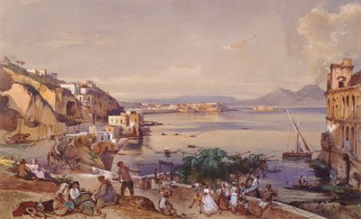 Strada di Posillipo, Napoli da Giacinto Gigante
