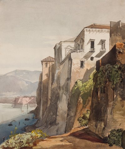 La casa di Tasso, Sorrento, con aggiunte della Principessa Maria Annunziata di Borbone (1843-1871), 1853 da Giacinto Gigante