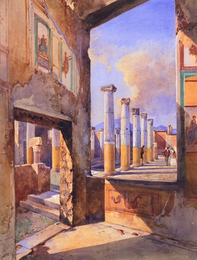 La Casa delle Capitali Colorate a Pompei da Giacinto Gigante