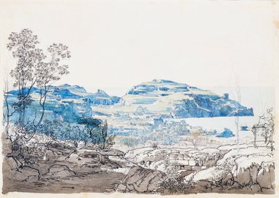 Vista di Ischia (Lacco Ameno), c. 1845 da Giacinto Gigante