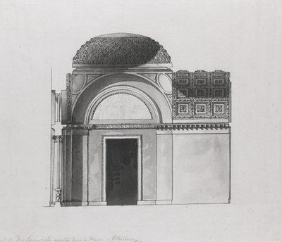 Progetto di mobile per il Duca di Serracapriola a Pietroburgo da Giacomo Antonio Domenico Quarenghi