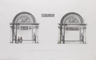 Progetto per il palazzo Sheremetev, Ostankino, c. 1796 da Giacomo Antonio Domenico Quarenghi