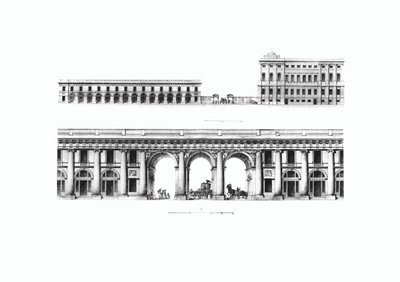 Progetto della Cancelleria del Gabinetto di Sua Maestà Imperiale a Pietroburgo, 1802 da Giacomo Antonio Domenico Quarenghi