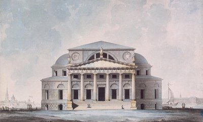 Facciata del Palazzo della Borsa a San Pietroburgo, 1783 da Giacomo Antonio Domenico Quarenghi