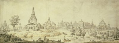 Vista di Kolomenskoye, 1795 da Giacomo Antonio Domenico Quarenghi