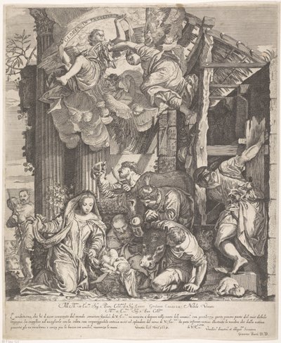 Adorazione dei pastori da Giacomo Barri