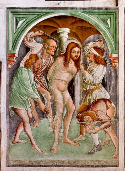 Flagellazione (dettaglio) da Giacomo Borlone de Buschis
