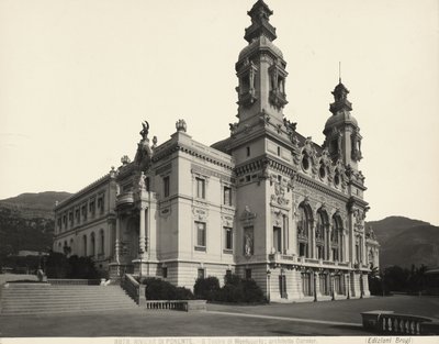 Esterno del Teatro di Montecarlo, Monaco da Giacomo Brogi
