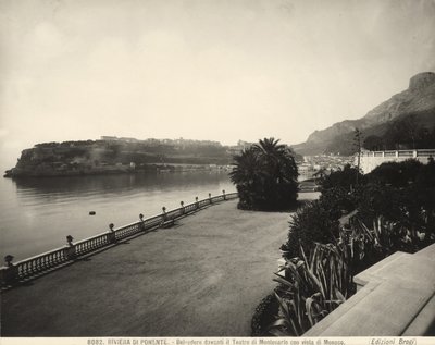 Belvedere davanti al Casinò di Montecarlo con vista su Monaco da Giacomo Brogi