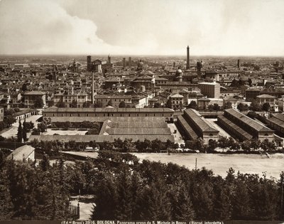 Panorama della città di Bologna: vista da San Michele in Bosco da Giacomo Brogi