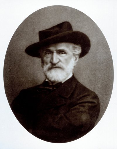 Ritratto di Giuseppe Verdi da Giacomo Brogi