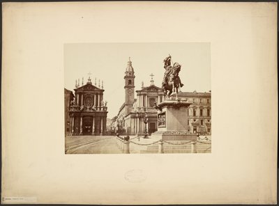 Torino. Piazza S. Carlo da Giacomo Brogi