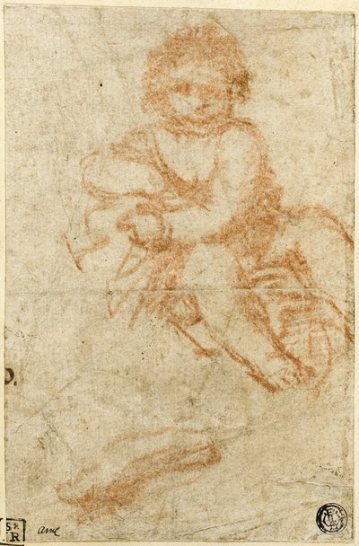Studio per il Bambino Gesù da Giacomo Cavedone