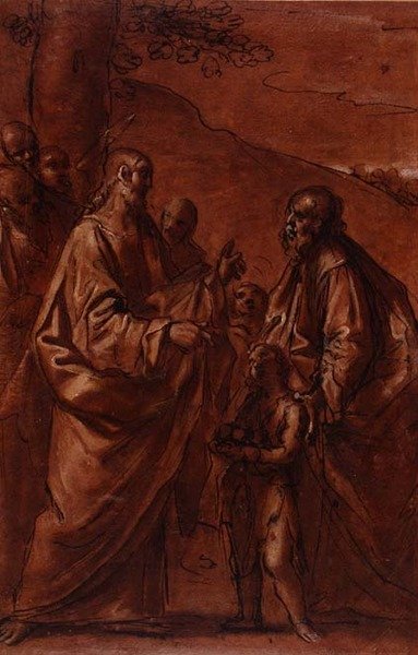 Il miracolo dei pani e dei pesci da Giacomo Cavedoni