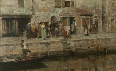 Musicisti itineranti, c.1881-83 da Giacomo Favretto
