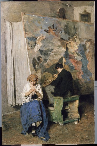 Vandalismo (povero vecchio!) da Giacomo Favretto