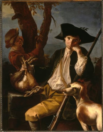 Il cacciatore a riposo da Giacomo Francesco Cipper
