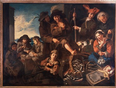 I mercanti di pesce da Giacomo Francesco Cipper