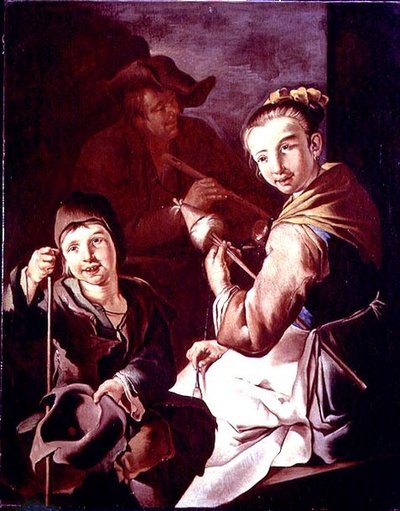 La filatrice da Giacomo Francesco Cipper