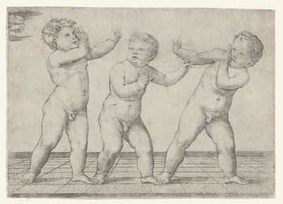 Tre bambini nudi da Giacomo Francia