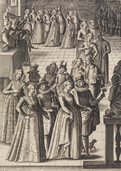 Le feste o balli..., ca. 1610 da Giacomo Franco