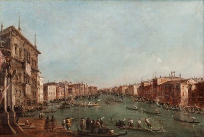 Regata sul Canal Grande, Venezia da Giacomo Guardi