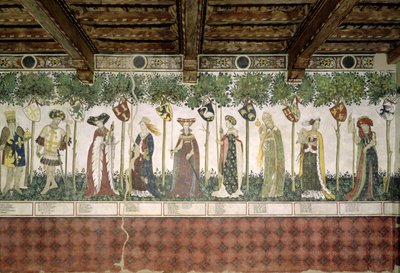I Nove Prodi e le Nove Prodi Donne, (dettaglio) da Giacomo Jaquerio