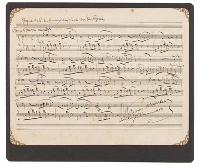 Frammento di Meyerbeer dalla Marcia dell