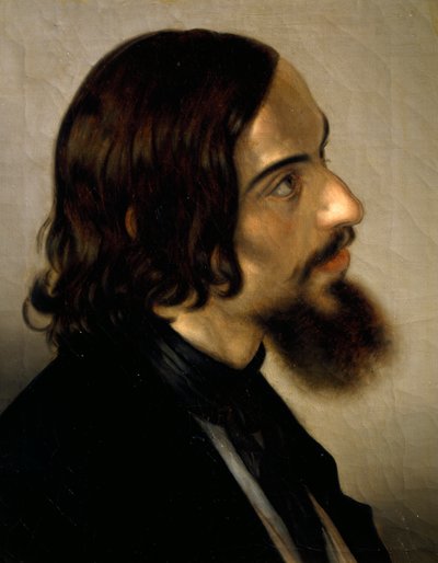 Ritratto del pittore Scamuzza da Giacomo Trecourt