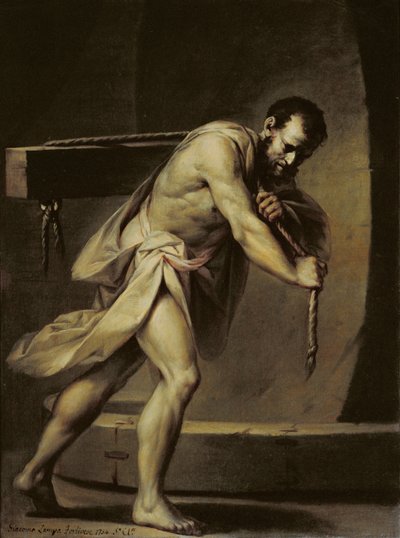 Sansone nel mulino da Giacomo Zampa