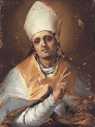 San Gennaro (olio su rame) da Giacomo del Po