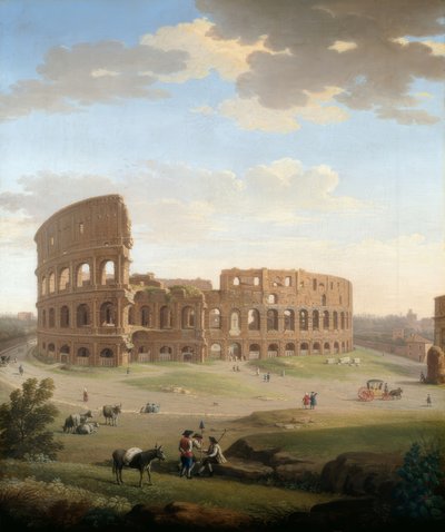 Roma, vista del Colosseo da Giacomo van Lint