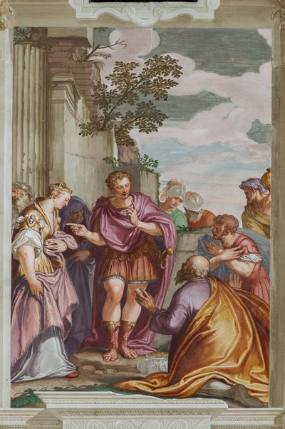 La clemenza di Scipione, Sala Principale, c.1565 da Giambattista Zelotti