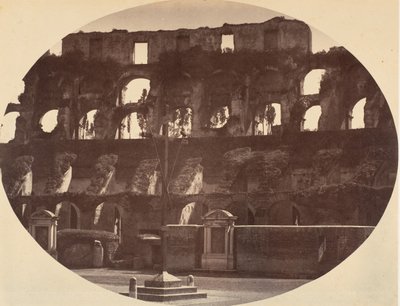 Interno del Colosseo, 1850s da Giambattista Altadonna