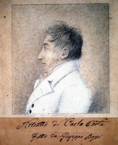 Ritratto di Carlo Porta (1775 - 1821) da Giambattista Bassi