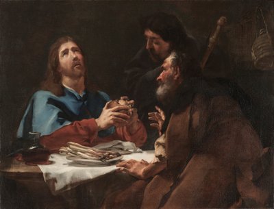 La cena di Emmaus, 1720 circa (olio su tela) da Giambattista Piazzetta