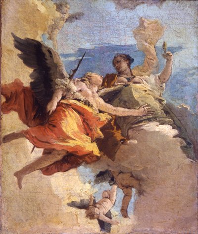 Allegoria della Virtù e della Nobiltà da Giambattista Tiepolo