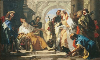 I santi patroni della famiglia Crotta da Giambattista Tiepolo